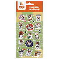 Наклейки объемные Мульти-Пульти "Хороший песик", 22*10см, пакет европодвес фото Наклейки объемные Мульти-Пульти "Хороший песик", 22*10см, пакет европодвес