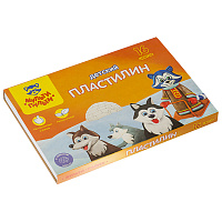 Пластилин Мульти-Пульти "Енот на Аляске", 16 цветов, 240г, со стеком, картон фото Пластилин Мульти-Пульти "Енот на Аляске", 16 цветов, 240г, со стеком, картон