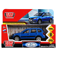 Машина игрушечная Технопарк "Lada Granta Cross", LADA, металл., 12см, синий, инерционная, с подвижными элементами фото Машина игрушечная Технопарк "Lada Granta Cross", LADA, металл., 12см, синий, инерционная, с подвижными элементами