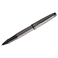 Ручка-роллер Waterman "Expert Metallic Silver RT" черная, 0,8мм, подарочная упаковка фото Ручка-роллер Waterman "Expert Metallic Silver RT" черная, 0,8мм, подарочная упаковка