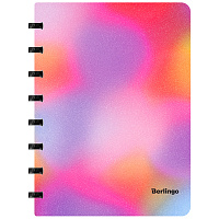 Бизнес-тетрадь А5+, 80л., Berlingo "Gradient", глиттер-эффект, клетка, на кольцах, с возм. замены блока, 80г/м2, пластик. обл. 700мкм, линейка-закл. фото Бизнес-тетрадь А5+, 80л., Berlingo "Gradient", глиттер-эффект, клетка, на кольцах, с возм. замены блока, 80г/м2, пластик. обл. 700мкм, линейка-закл.