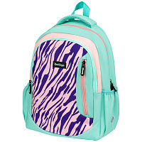 Рюкзак Berlingo Boom "Animal pattern mint" 38,5*29*12см, 2 отделения, 3 кармана, анатомическая ЭВА спинка фото Рюкзак Berlingo Boom "Animal pattern mint" 38,5*29*12см, 2 отделения, 3 кармана, анатомическая ЭВА спинка