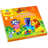 Пластилин Мульти-Пульти "Приключения Енота", 12 цветов, 240г, со стеком, картон фото Пластилин Мульти-Пульти "Приключения Енота", 12 цветов, 240г, со стеком, картон