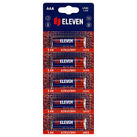 Батарейка Eleven AAA (LR03) алкалиновая, BC5 отрывной набор фото Батарейка Eleven AAA (LR03) алкалиновая, BC5 отрывной набор