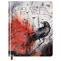 Дневник 1-11 кл. 48л. (твердый) BG "Metaphorical raven", иск. кожа, тиснение фольгой, печать, ляссе фото Дневник 1-11 кл. 48л. (твердый) BG "Metaphorical raven", иск. кожа, тиснение фольгой, печать, ляссе