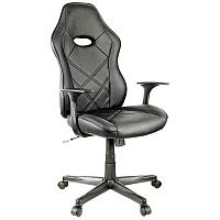 Кресло игровое Helmi HL-S04 "Mixed", экокожа черная фото Кресло игровое Helmi HL-S04 "Mixed", экокожа черная