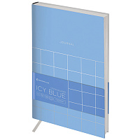 Ежедневник недатированный, А5, 136л., кожзам, Greenwich Line "Vision. Quadro. Icy blue", тон. блок, срез фольга фото Ежедневник недатированный, А5, 136л., кожзам, Greenwich Line "Vision. Quadro. Icy blue", тон. блок, срез фольга