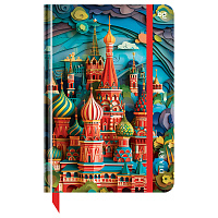 Ежедневник недатированный А5, 136л., 7БЦ BG "Paper Art. Moscow", матовая ламинация, выборочный лак фото Ежедневник недатированный А5, 136л., 7БЦ BG "Paper Art. Moscow", матовая ламинация, выборочный лак