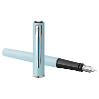 Ручка перьевая Waterman "Allure Pastel Blue" синяя, 0,8мм, подарочная упаковка фото Ручка перьевая Waterman "Allure Pastel Blue" синяя, 0,8мм, подарочная упаковка