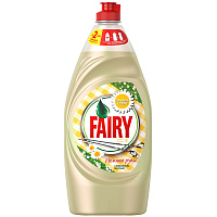 Средство для мытья посуды Fairy "Нежные руки. Ромашка и витамин Е", 900мл фото Средство для мытья посуды Fairy "Нежные руки. Ромашка и витамин Е", 900мл