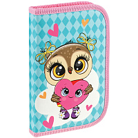 Пенал 1 отделение, 200*130 Мульти-Пульти "Lovely Owl", доп. секция, ткань фото Пенал 1 отделение, 200*130 Мульти-Пульти "Lovely Owl", доп. секция, ткань