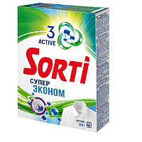 Порошок для машинной стирки Sorti "Супер Эконом", 350г фото Порошок для машинной стирки Sorti "Супер Эконом", 350г