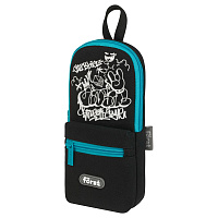 Пенал мягкий 1 отделение, 1 карман, 210*90*40 Forst "Smiley", текстиль