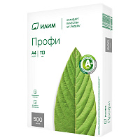 Бумага Илим "Профи" А4, Марка А, 500л. фото Бумага Илим "Профи" А4, Марка А, 500л.
