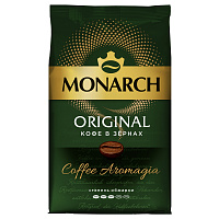 Кофе в зернах Monarch Original, вакуумный пакет, 800г фото Кофе в зернах Monarch Original, вакуумный пакет, 800г