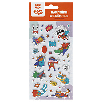 Наклейки объемные Мульти-Пульти "Супергерои", 22*10см, пакет европодвес фото Наклейки объемные Мульти-Пульти "Супергерои", 22*10см, пакет европодвес