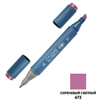 Маркер двусторонний для скетчинга Гамма "Студия", сиреневый светлый, корпус трехгранный, пулевид./клиновид. наконечники фото Маркер двусторонний для скетчинга Гамма "Студия", сиреневый светлый, корпус трехгранный, пулевид./клиновид. наконечники
