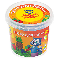 Тесто для лепки Мульти-Пульти "Енот на каникулах", 04 цвета*60г, пластиковый стакан фото Тесто для лепки Мульти-Пульти "Енот на каникулах", 04 цвета*60г, пластиковый стакан