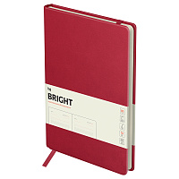 Ежедневник недатированный, B5, 136л., твердый переплет, кожзам, BG "Bright. Berry", красный, карман фото Ежедневник недатированный, B5, 136л., твердый переплет, кожзам, BG "Bright. Berry", красный, карман