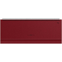 Планинг датированный 2025г., 64л., 330*130мм, балакрон, BG "Ariane. Dark red фото Планинг датированный 2025г., 64л., 330*130мм, балакрон, BG "Ariane. Dark red