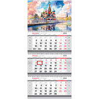 Календарь квартальный 3 бл. на 3 гр., 295*660 мм BG "Россия", с бегунком, 2025г. фото Календарь квартальный 3 бл. на 3 гр., 295*660 мм BG "Россия", с бегунком, 2025г.