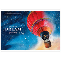 Альбом для рисования 24л., А4, на скрепке Greenwich Line "Dream above", 120г/м2 фото Альбом для рисования 24л., А4, на скрепке Greenwich Line "Dream above", 120г/м2