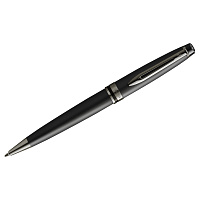Ручка шариковая Waterman "Expert Metallic Black RT" синяя, 1,0мм, подарочная упаковка фото Ручка шариковая Waterman "Expert Metallic Black RT" синяя, 1,0мм, подарочная упаковка
