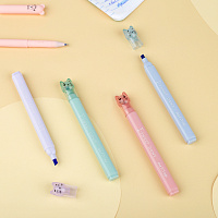 Набор текстовыделителей MESHU "Paw pastel", 04цв., пастельные цвета, 1-4мм, блистер с европодвесом фото Набор текстовыделителей MESHU "Paw pastel", 04цв., пастельные цвета, 1-4мм, блистер с европодвесом