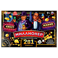 Игра настольная Умные игры "Миллионер. Россия", картонная коробка фото Игра настольная Умные игры "Миллионер. Россия", картонная коробка