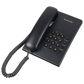 Телефон проводной Panasonic KX-TS2350 черный