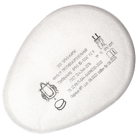 Предфильтр противоаэрозольный Бриз-Кама 1006 P2 R D (2 штуки в упаковке)