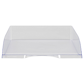 Лоток горизонтальный для бумаг "Дельта", А4 (315х250х60 мм), прозрачный, ЛТГ-30463