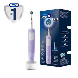 Электрическая зубная щетка Oral-B Vitality Pro D103.413.3 лиловая (Б0060201)
