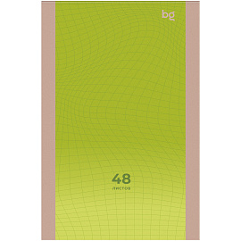 Блокнот А6 48л. на скрепке BG "Моноколор