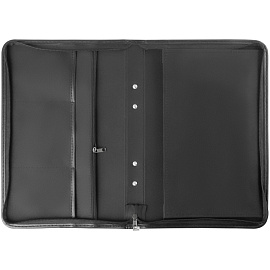 Папка деловая OfficeSpace Dublin из искуственной кожи черного цвета (ПА_КЗ_671)