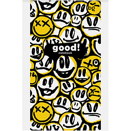 Блокнот А6 48л. на скрепке BG "Микс. Ассорти