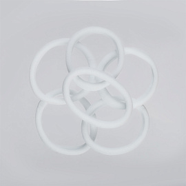 Резинки для волос MESHU "Essence", белые, 6шт., диаметр 4см, европодвес фото Резинки для волос MESHU "Essence", белые, 6шт., диаметр 4см, европодвес