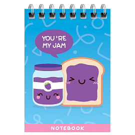 Блокнот А7 40л. на гребне BG "Funny picture