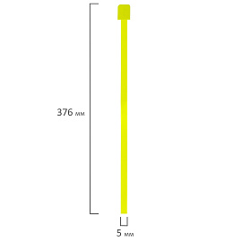 Закладки для книг САМОКЛЕЯЩИЕСЯ, КОМПЛЕКТ 6 шт., лаймовый, ДПС, 2921-123