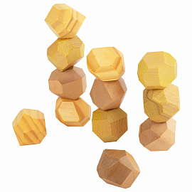 Балансир-головоломка "Башня Туми Иши", 12 деревянных камней, ЗОЛОТАЯ СКАЗКА, 665258 фото Балансир-головоломка "Башня Туми Иши", 12 деревянных камней, ЗОЛОТАЯ СКАЗКА, 665258