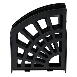 Лоток для бумаг веерный СТАММ "Эконом", 6-ти секционный, черный