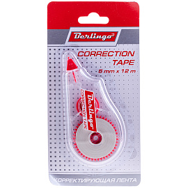 Корректирующая лента Berlingo, 5мм*12м, блистер, европодвес