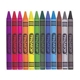 Восковые мелки ПИФАГОР "СОЛНЫШКО", НАБОР 12 цветов, 227279 фото Восковые мелки ПИФАГОР "СОЛНЫШКО", НАБОР 12 цветов, 227279