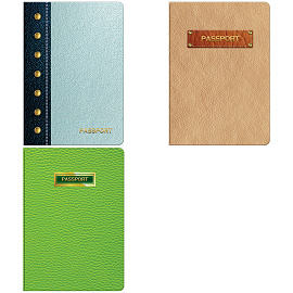 Обложка для паспорта OfficeSpace фотопечать, ПВХ, "Текстура" ассорти