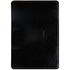 Обложка-карман для паспорта OfficeSpace, кожа, черный