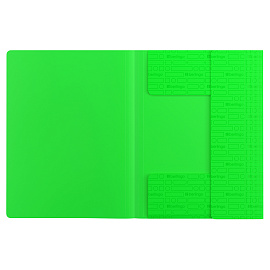 Папка на резинке Berlingo "Your Way" А4, 600мкм, зеленый неон