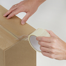 Клейкая лента упаковочная OfficeSpace, 48*100 фото Клейкая лента упаковочная OfficeSpace, 48*100