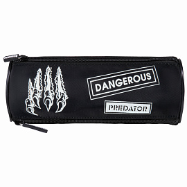 Пенал BRAUBERG, 3 отделения, нейлон, 21х7х7 см, "Claws", 272307