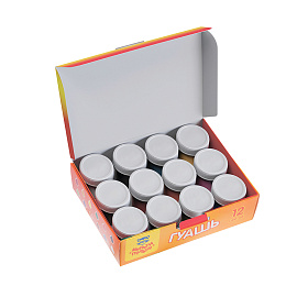 Гуашь Мульти-Пульти "Енот в Марокко", 12 цветов, 35мл, картон фото Гуашь Мульти-Пульти "Енот в Марокко", 12 цветов, 35мл, картон