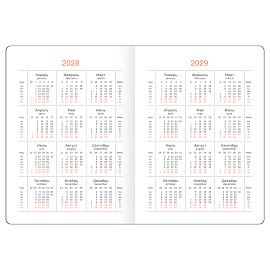 Ежедневник датированный 2026г., А6, 176л., твердый переплет, кожзам, BG "Winner. Light teal", светло-бирюзовый